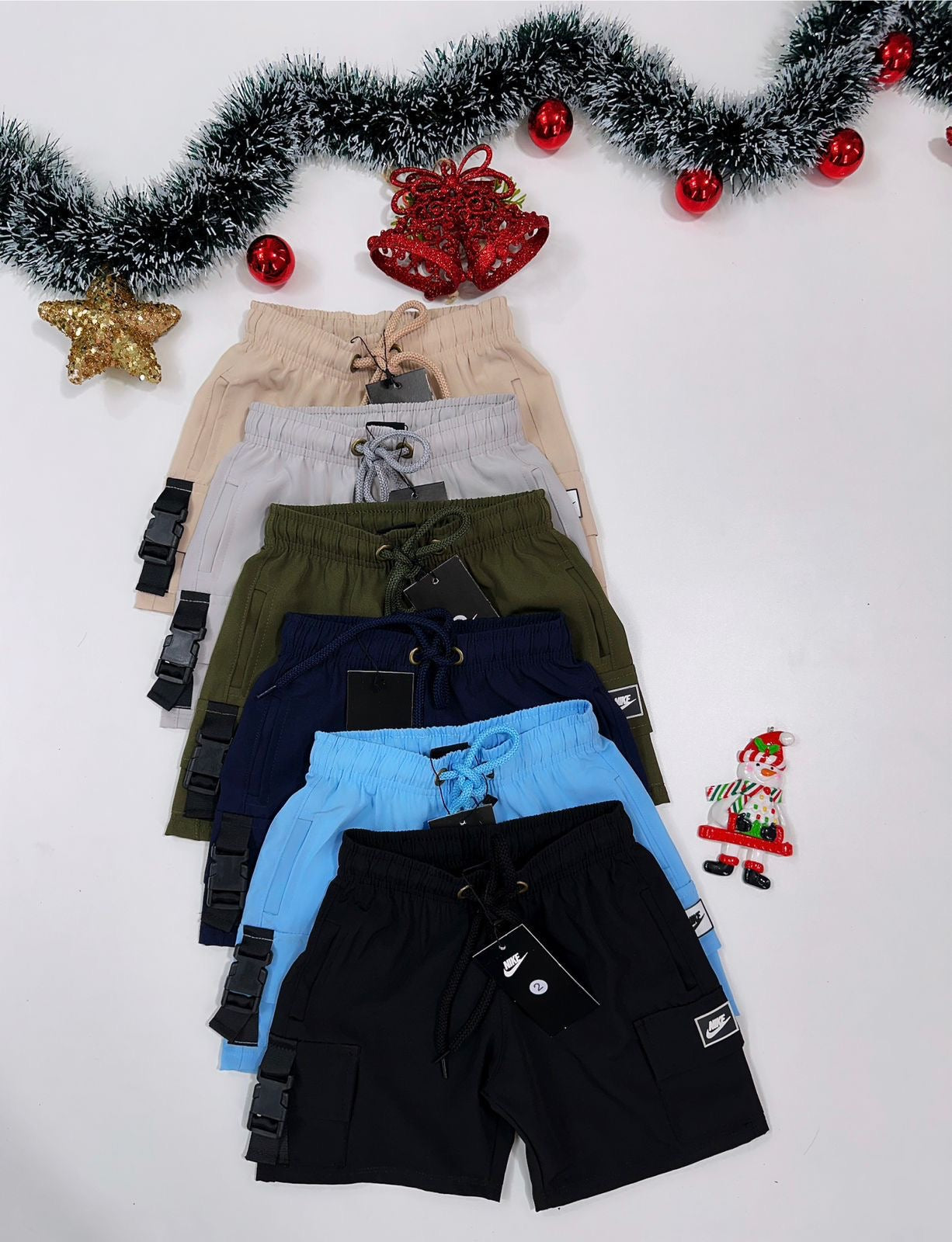 パンツ NELLY WINDBREAKER SHORTS Bermuda tactel com bolso lateral - Nike – Analu Kids