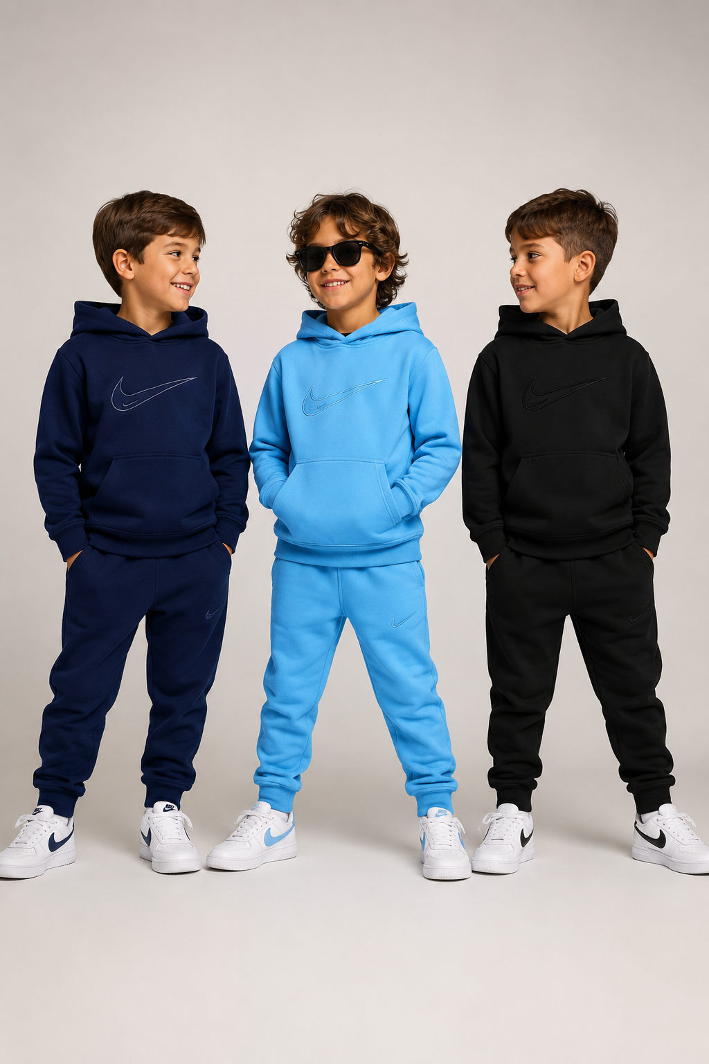 Conjunto de moletom 3 cabos bordado - Nike