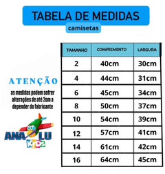 Tabela de medidas (clique e confira)