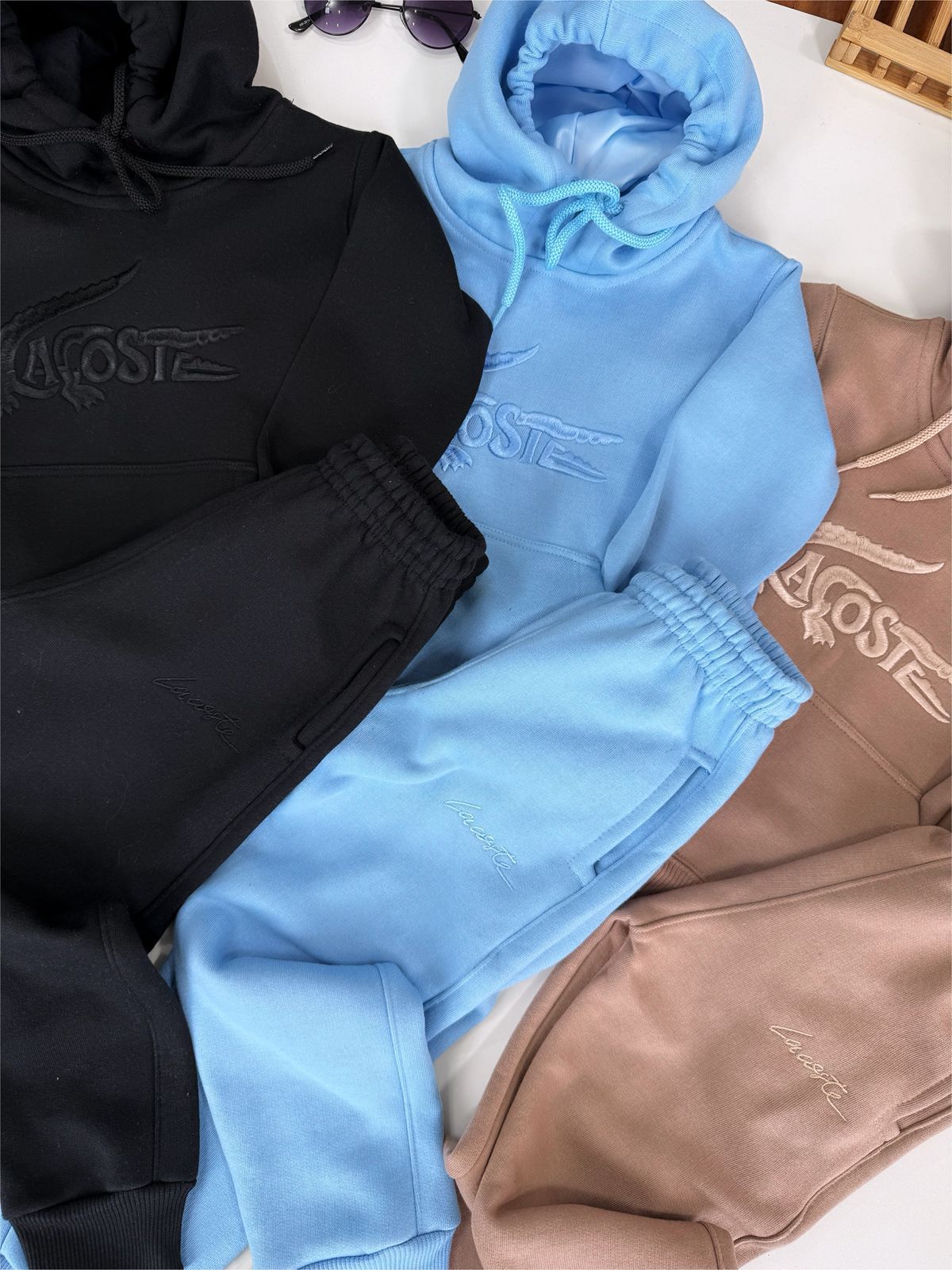 Conjunto de moletom 3 cabos bordado - Lacoste