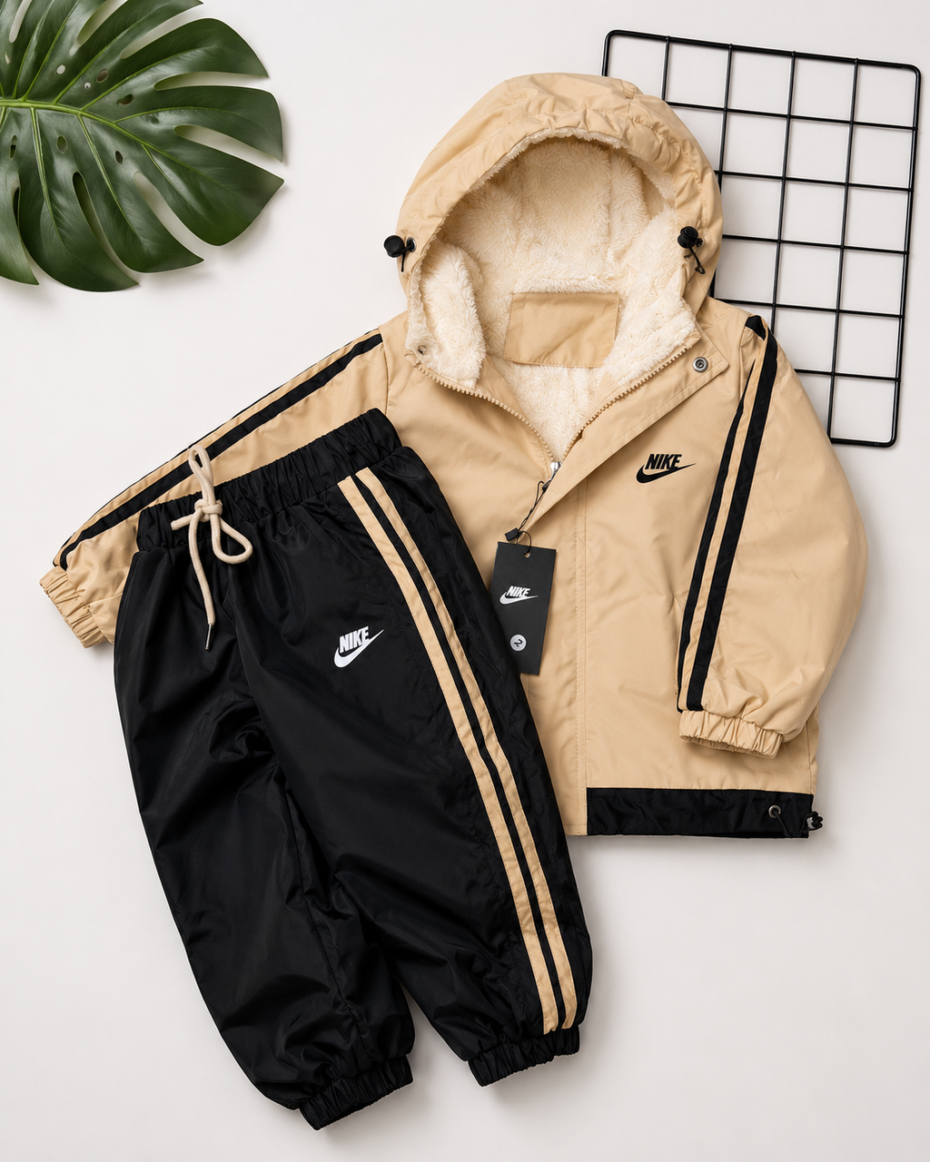 Conjunto de tactel todo peluciado por dentro - Nike