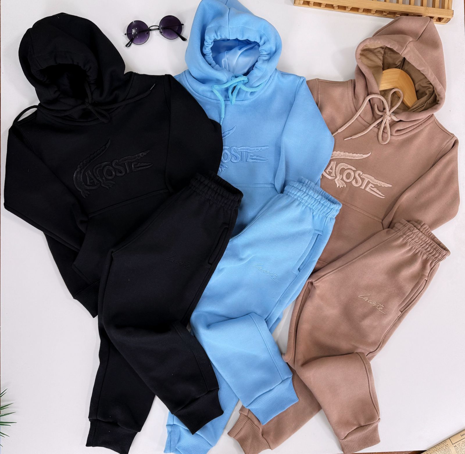 Conjunto de moletom 3 cabos bordado - Lacoste
