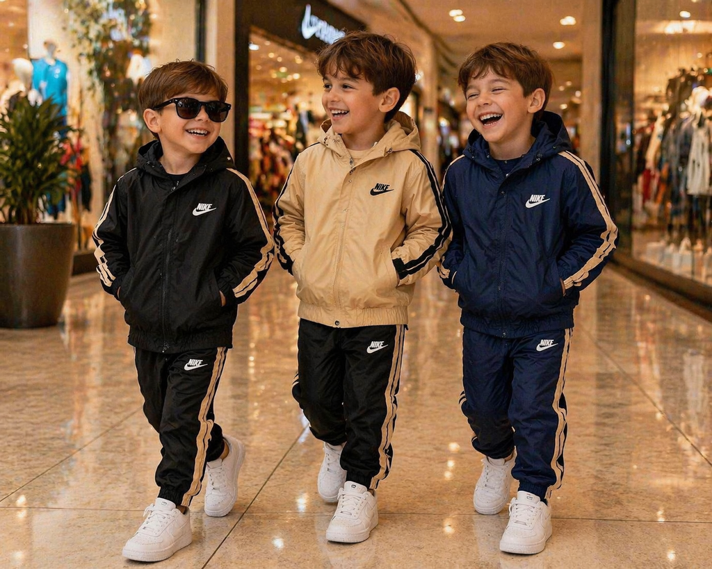 Conjunto de tactel todo peluciado por dentro - Nike
