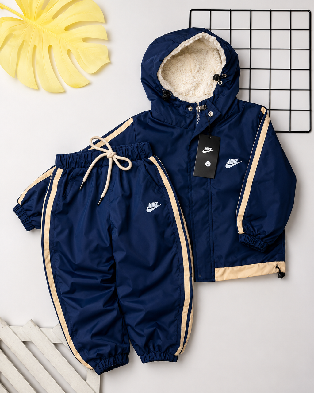 Conjunto de tactel todo peluciado por dentro - Nike