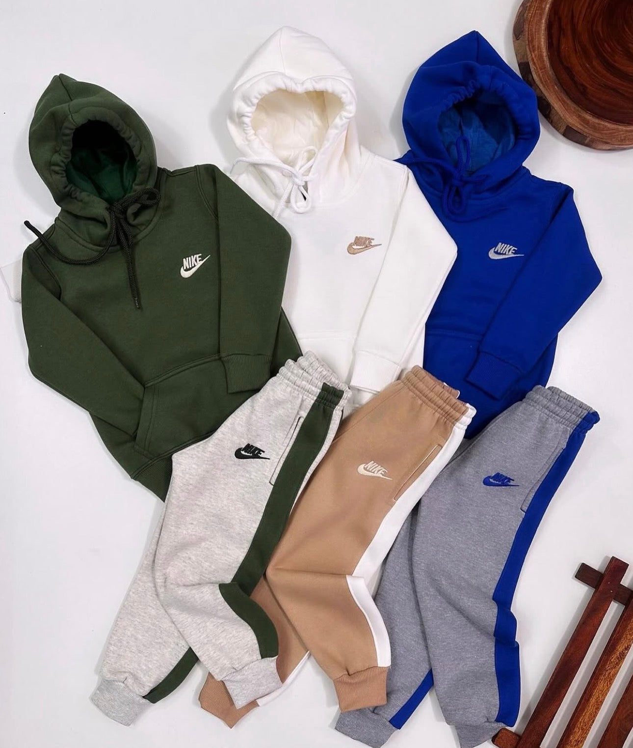 Conjunto de moletom 3 cabos bordado - Nike