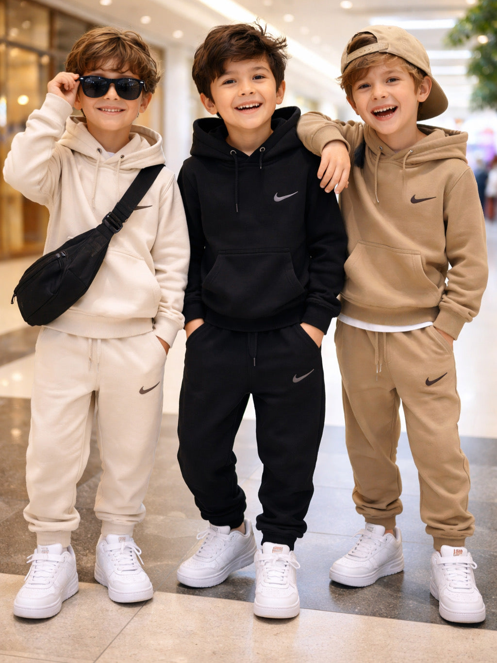 Conjunto de moletom 3 cabos bordado - Nike