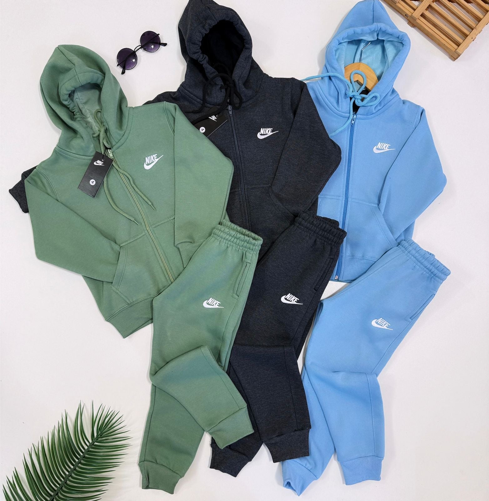 Conjunto de moletom 3 cabos bordado - Nike