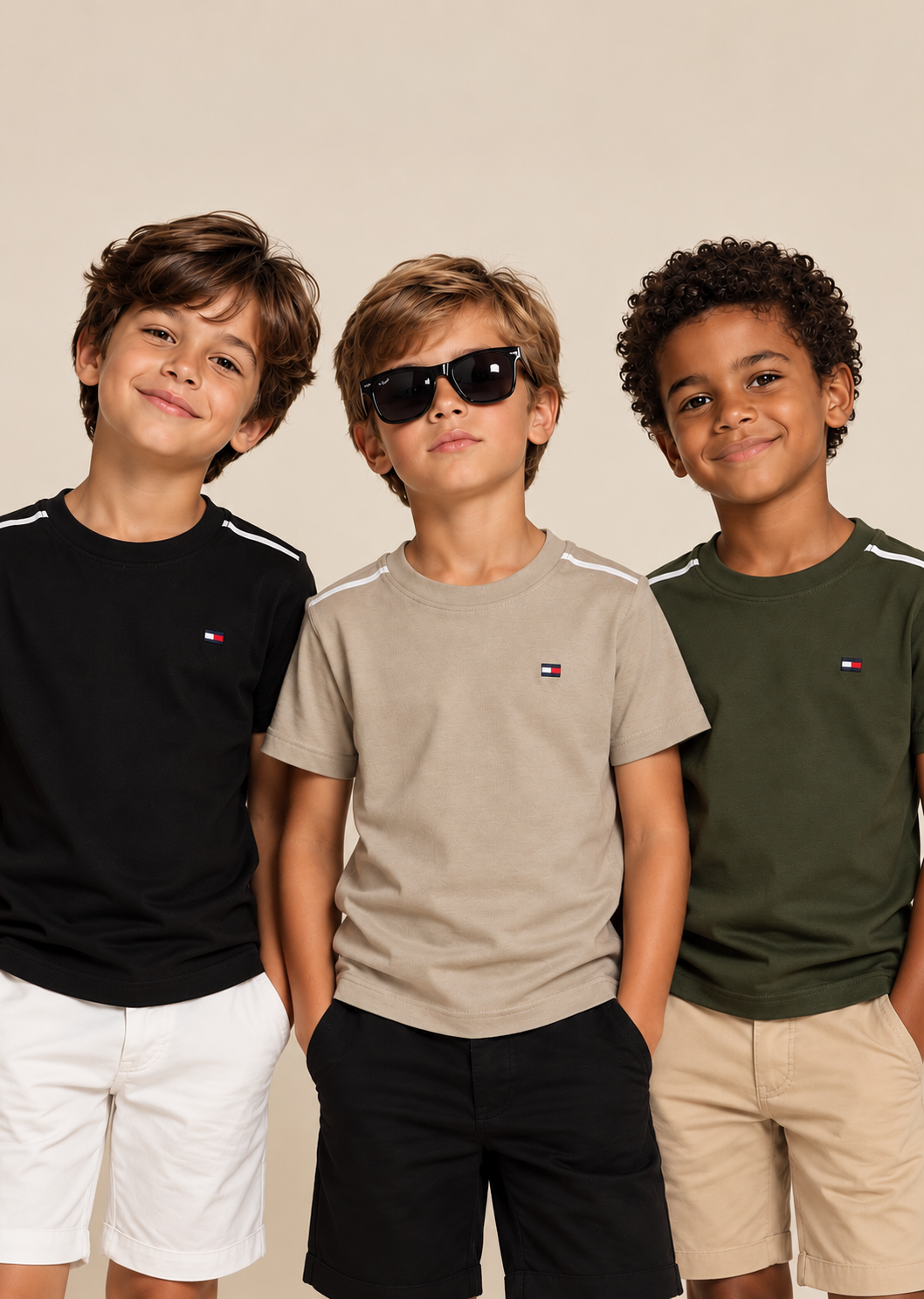 Camiseta manga curta bordada - Tommy