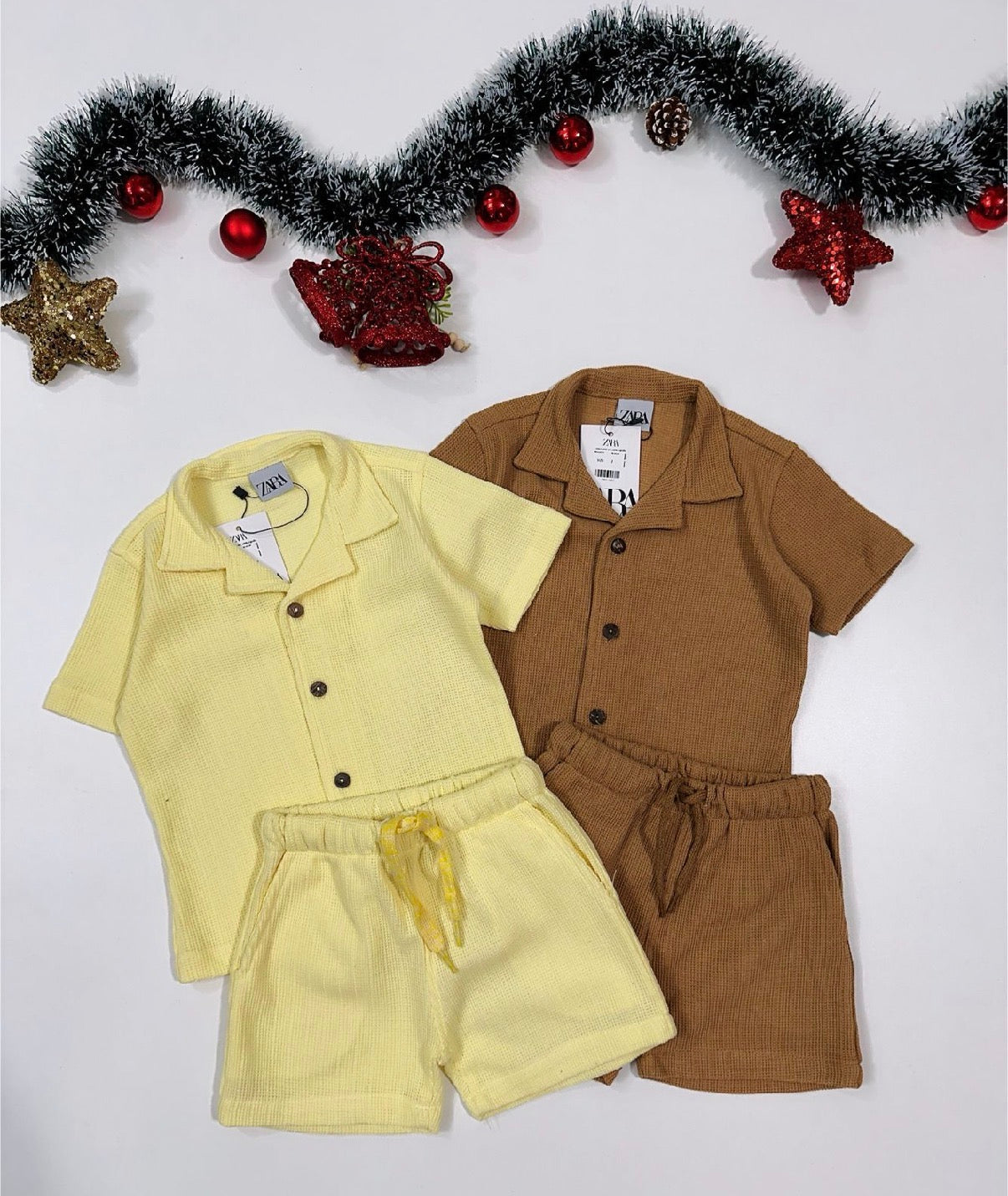 Conjunto mauricinho favo de mel - Zara