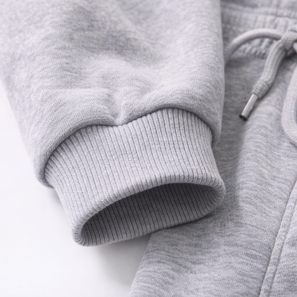 Conjunto de moletom três cabos bordado na frente e estampado nas costas - Adidas