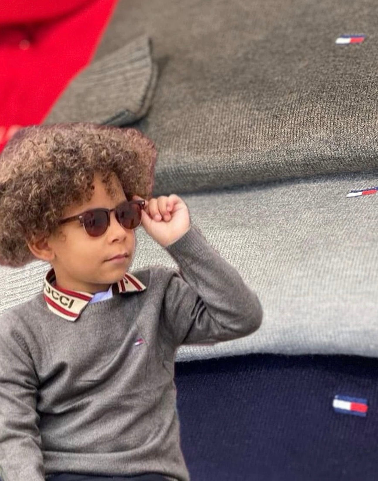 Sueter modal importado com detalhe bordado - Tommy Hilfiger
