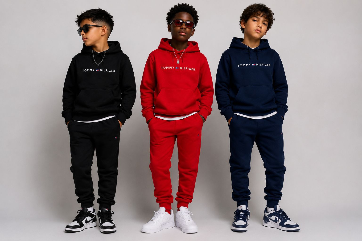 Conjunto de moletom 3 cabos bordado - Tommy Hilfiger