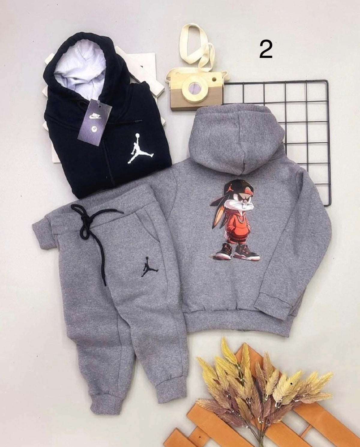 Conjunto de moletom 3 cabos - Tamanho 2