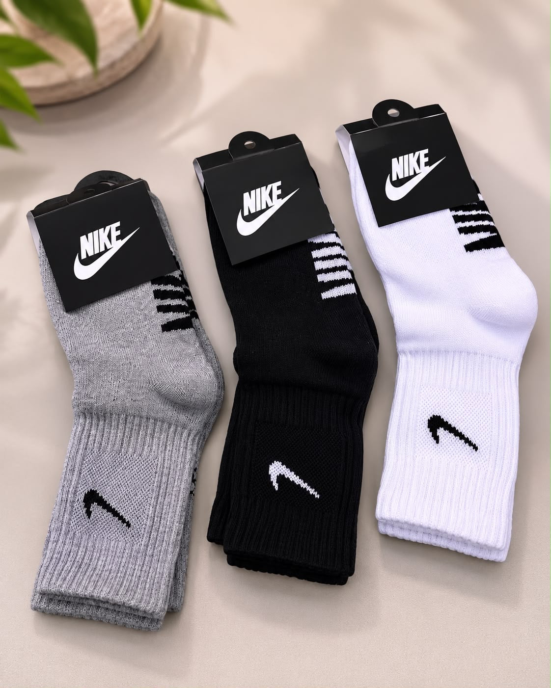 Meias infantis estampadas Nike - Cano médio