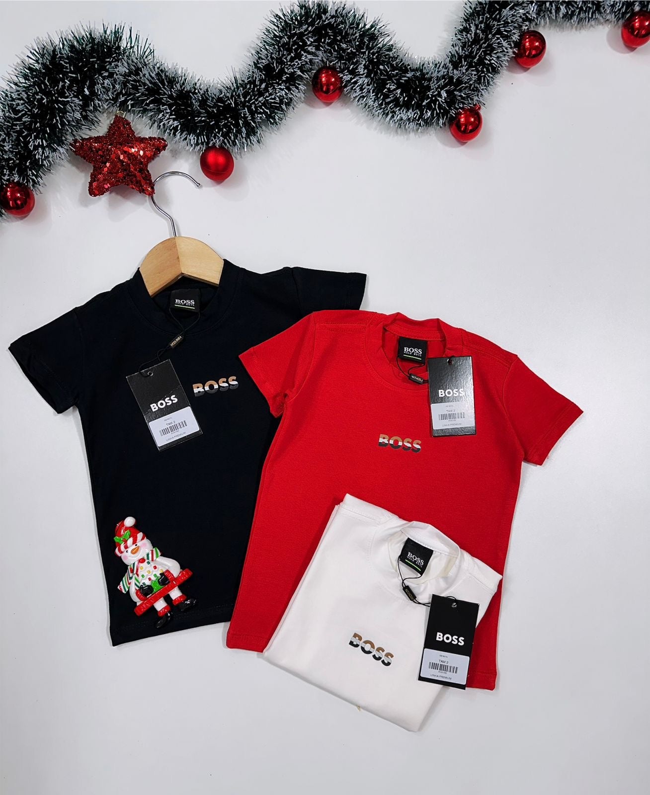 Camiseta algodão com elastano - Boss