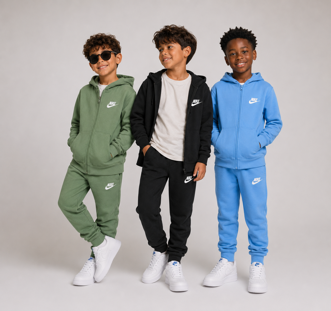 Conjunto de moletom 3 cabos bordado - Nike