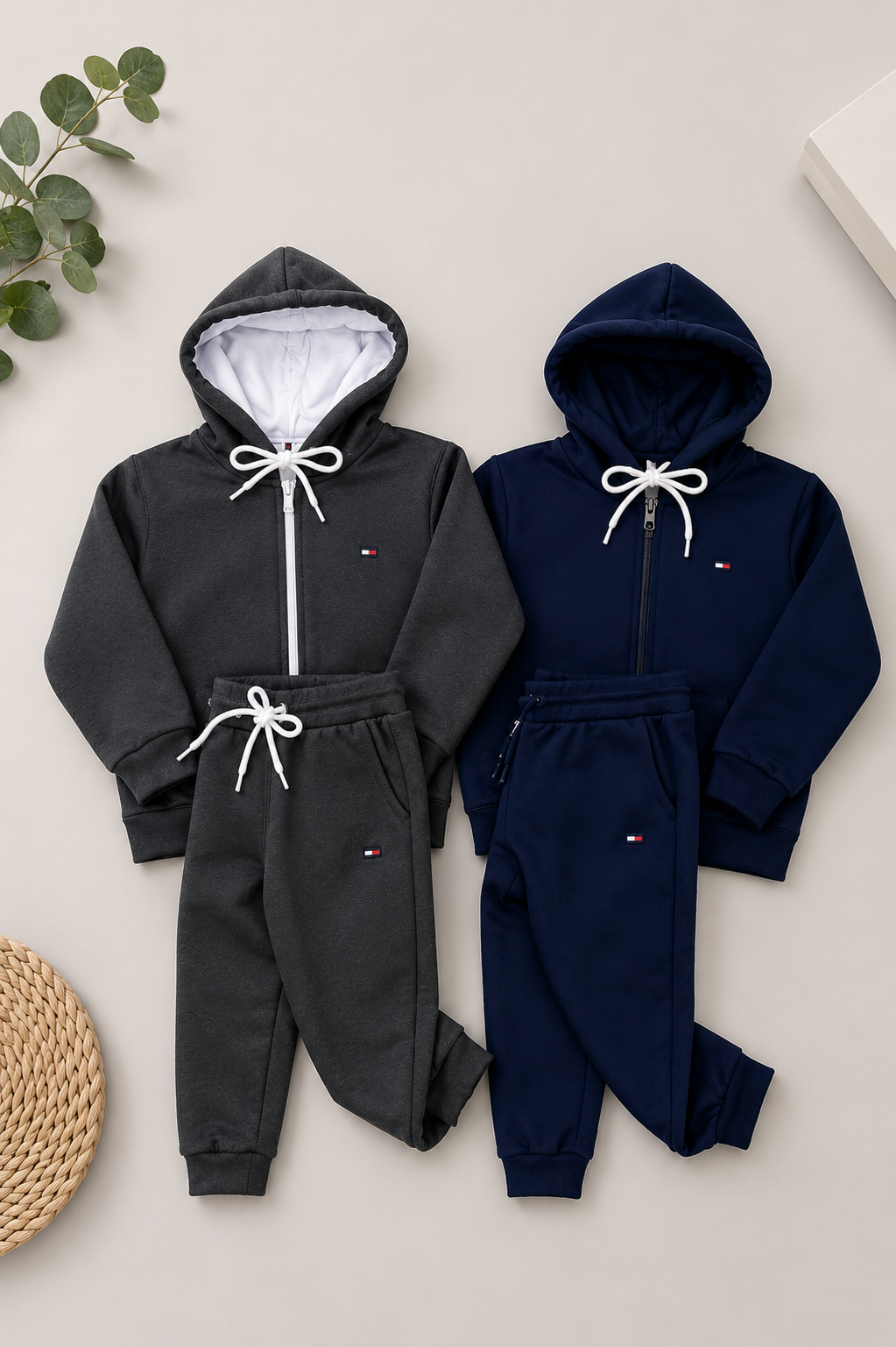 Conjunto de moletom 3 cabos com detalhe bordado - Tommy Hilfiger