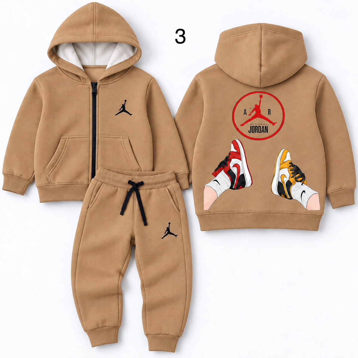 Conjunto de moletom 3 cabos - tamanho 12