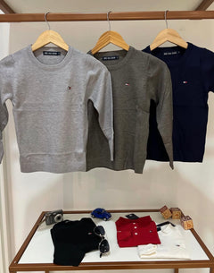 Sueter modal importado com detalhe bordado - Tommy Hilfiger