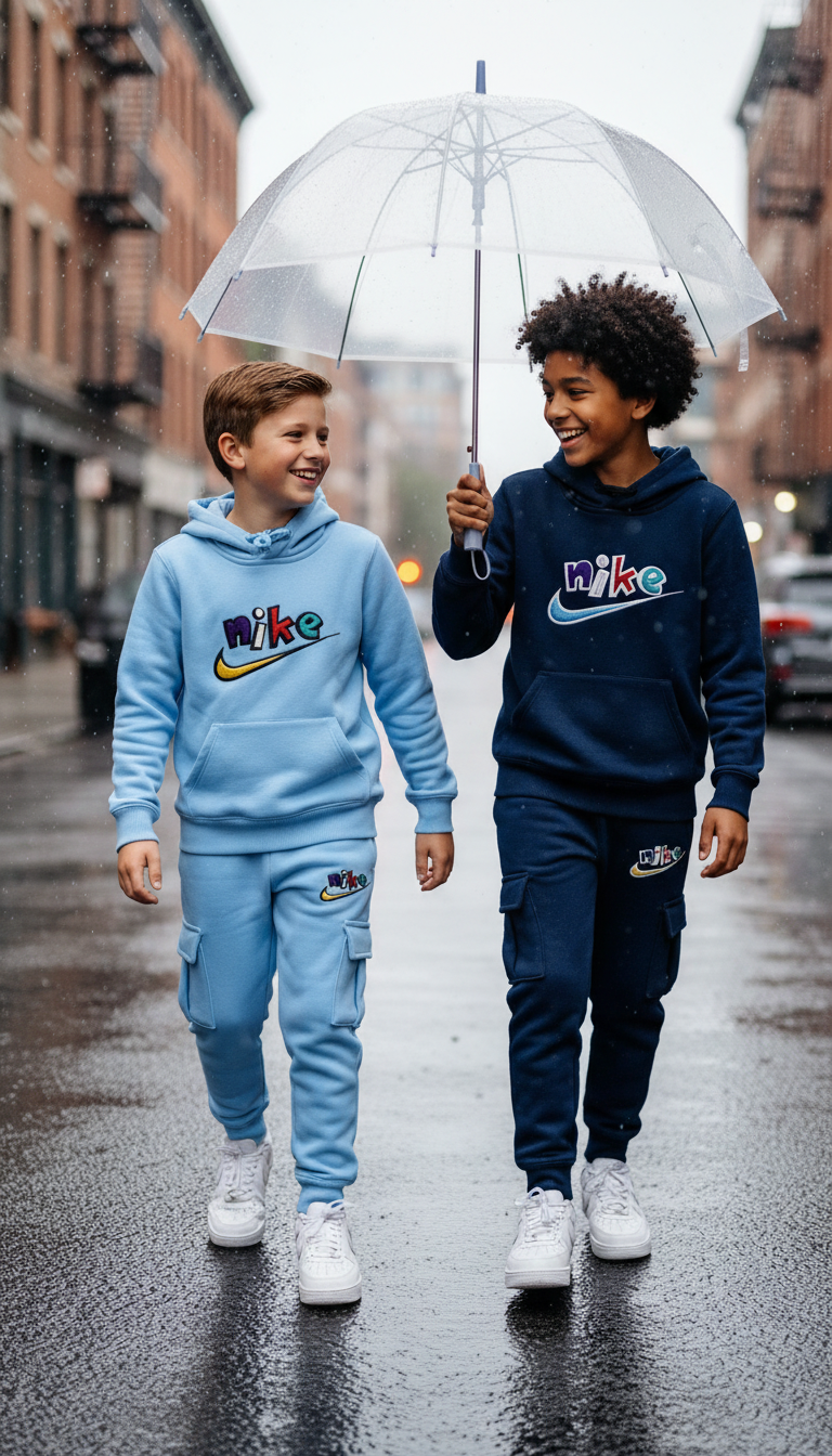 Conjunto de moletom três cabos bordado - Nike