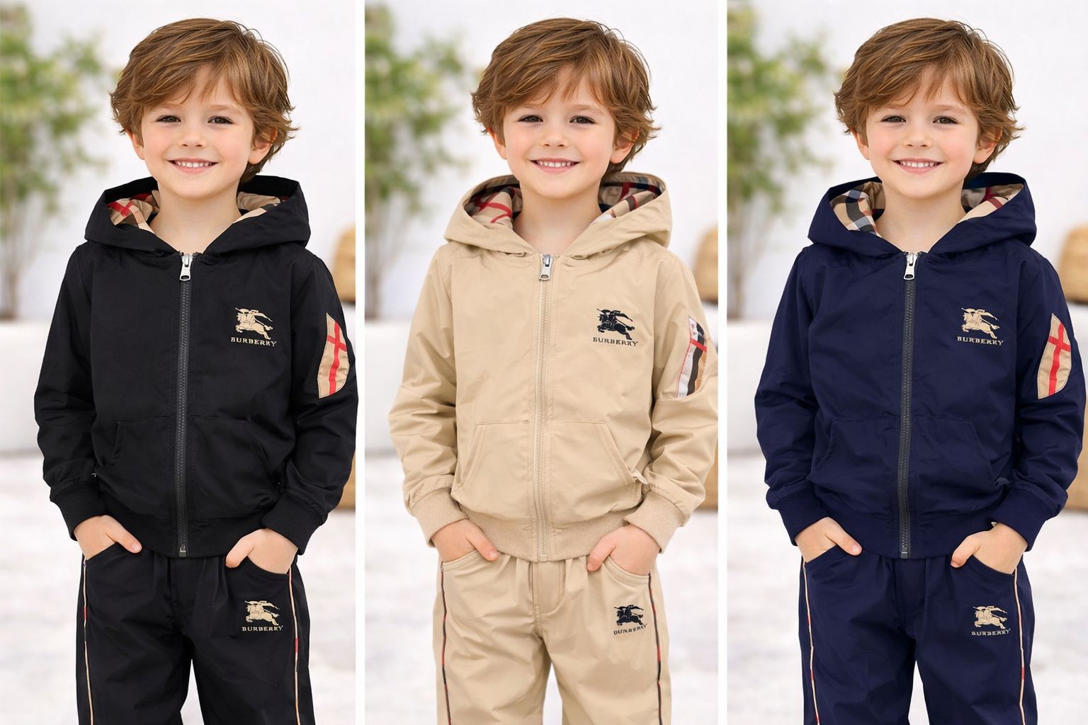 Conjunto tactel estampado- Burberry