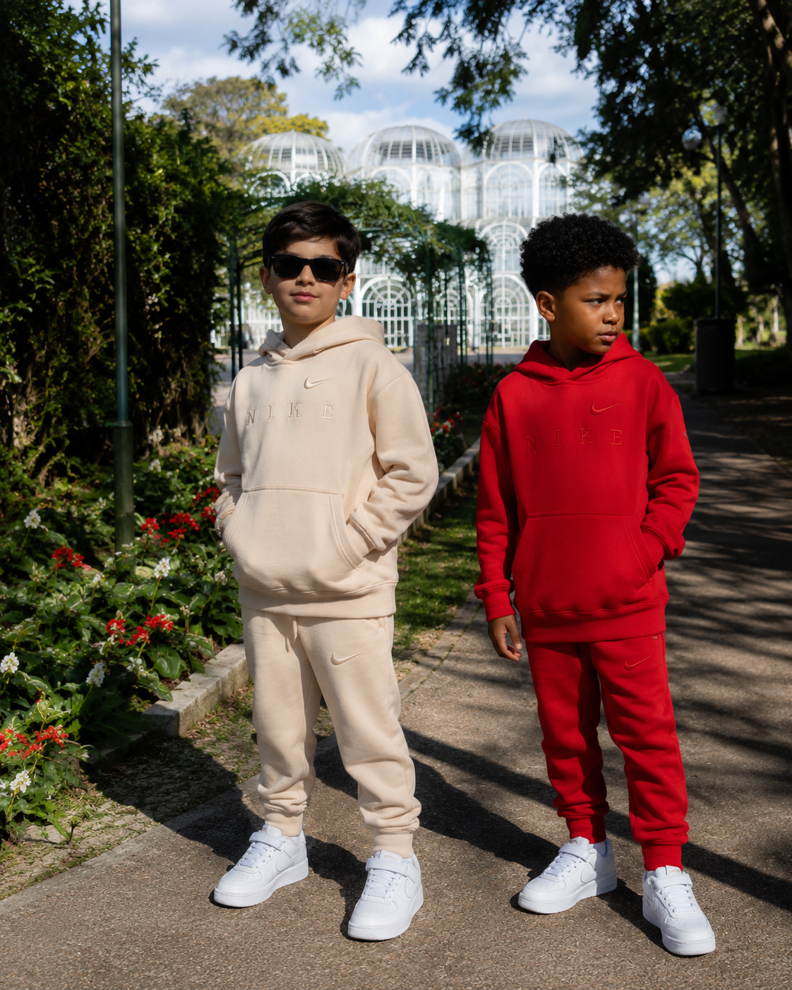 Conjunto de moletom 3 cabos bordado - Nike