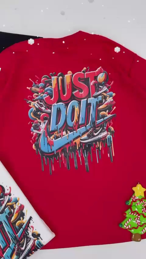 Camiseta suedine bordada na frente e estampada nas costas - Nike