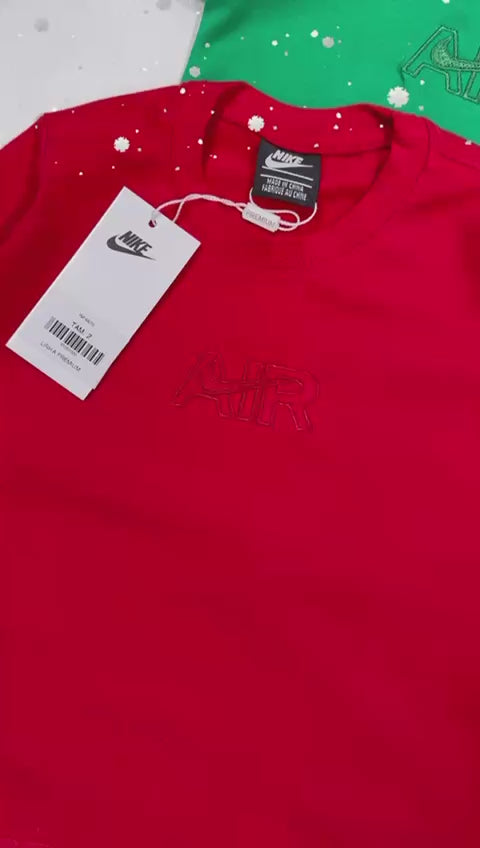 Camiseta algodão com elastano bordada - Nike