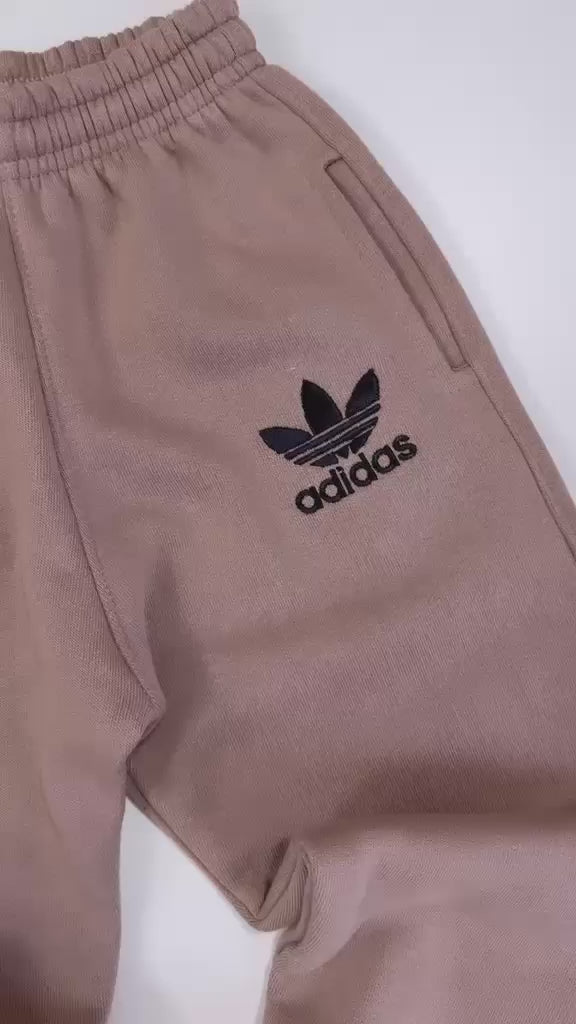 Conjunto de moletom 3 cabos com detalhes bordados - Adidas